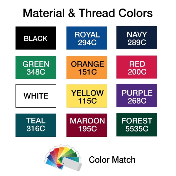 Unique lanyards made with TWO material & thread colors. Custom design... from ASI 79898 Promovision / PROMOVISION