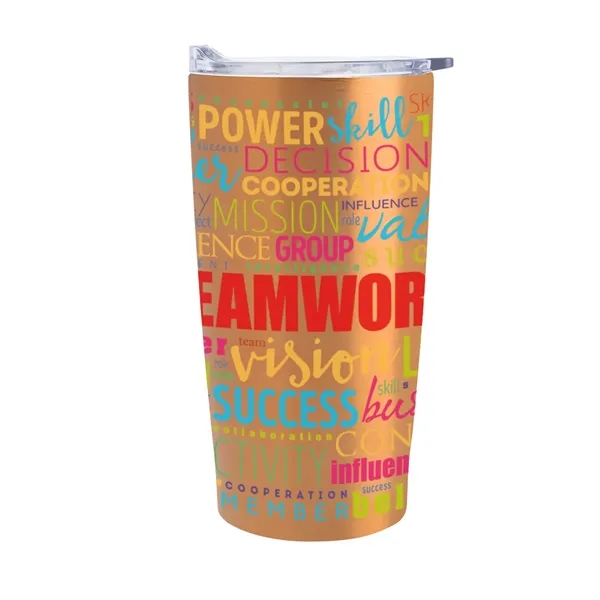 20 ounce double-wall insulated stainless steel tumbler with thumb-slide sipping lid.... from ASI 61125 Hit Promotional Products / Hit®