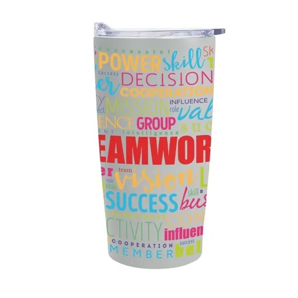 20 ounce double-wall insulated stainless steel tumbler with thumb-slide sipping lid.... from ASI 61125 Hit Promotional Products / Hit®