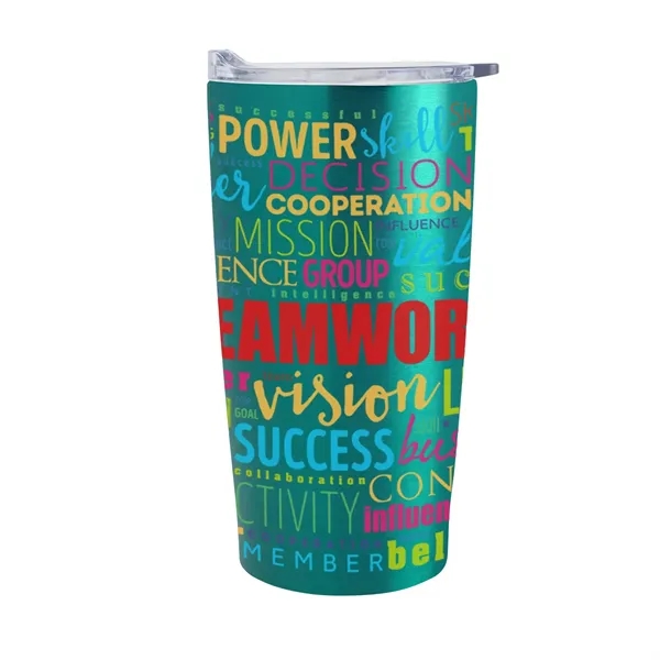 20 ounce double-wall insulated stainless steel tumbler with thumb-slide sipping lid.... from ASI 61125 Hit Promotional Products / Hit®