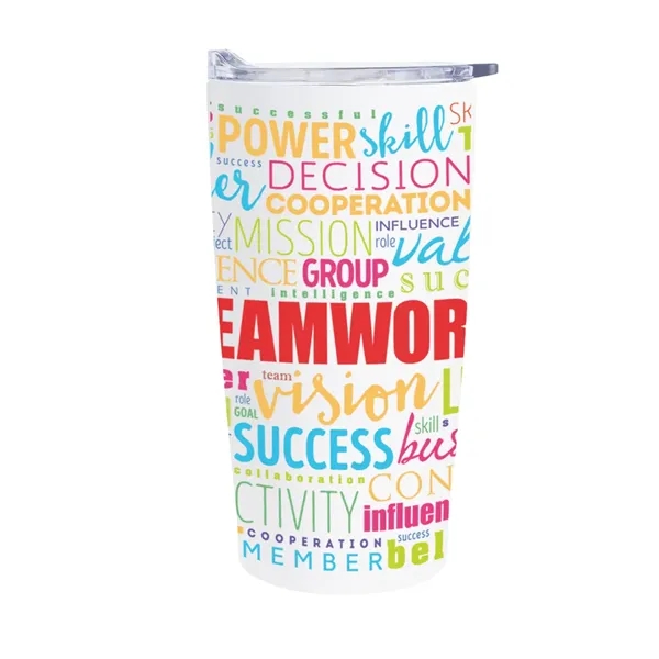 20 ounce double-wall insulated stainless steel tumbler with thumb-slide sipping lid.... from ASI 61125 Hit Promotional Products / Hit®