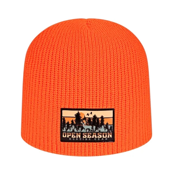 The Ribbed Knit Beanie is a 100% acrylic full rib knit... from ASI 43792 Cap America Inc