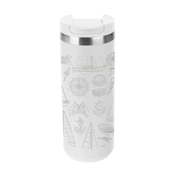 18 ounce double wall insulated stainless steel bottle with wide mouth... from ASI 61125 Hit Promotional Products / Hit®