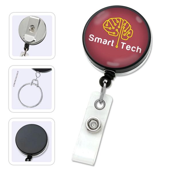 Premium quality custom badge reels come with a belt clip and... from ASI 79898 Promovision / PROMOVISION