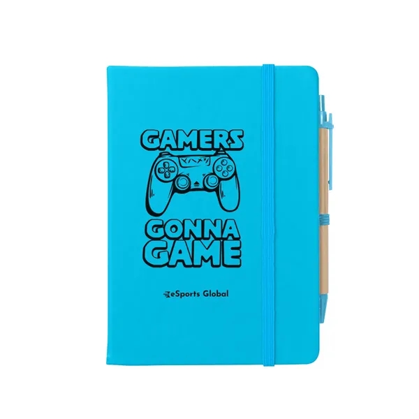 Notebook with 80 lined pages, matching pen, sticky notes, sticky flags... from ASI 61125 Hit Promotional Products / Hit®