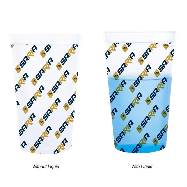 22 oz. color-changing plastic stadium cup.... from ASI 61125 Hit Promotional Products / Hit®