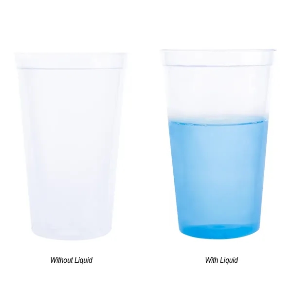 22 oz. color-changing plastic stadium cup.... from ASI 61125 Hit Promotional Products / Hit®