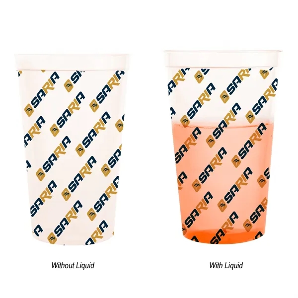 22 oz. color-changing plastic stadium cup.... from ASI 61125 Hit Promotional Products / Hit®