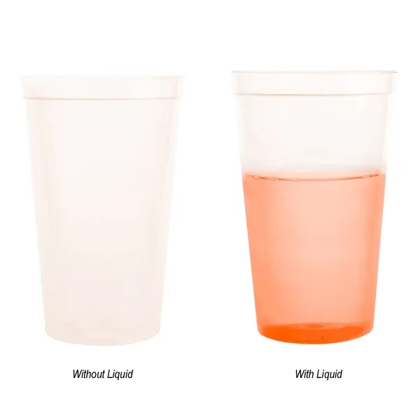 22 oz. color-changing plastic stadium cup.... from ASI 61125 Hit Promotional Products / Hit®