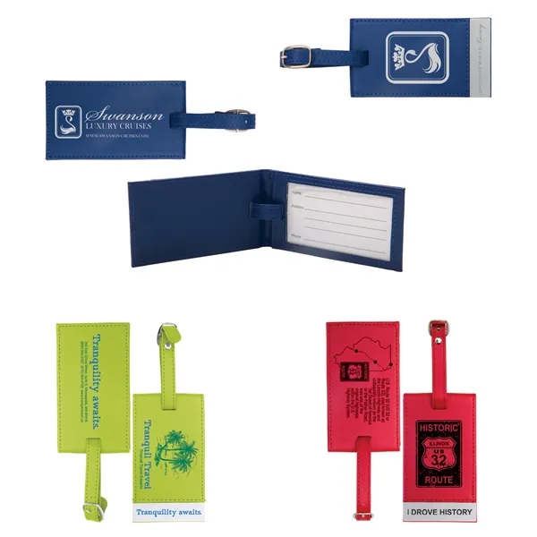 2 1/2" x 4 1/4" x 1/4" luggage tag with an... from ASI 62190 Illini