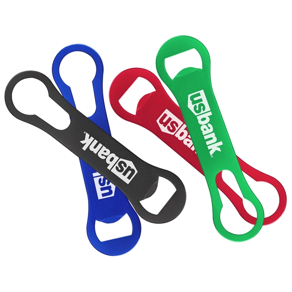 Aluminum Bottle Opener, key holder... from ASI 74585 Nu Promo International / Nu Promo Line