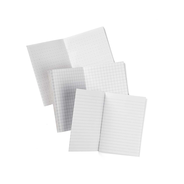 Set of four 3.5" x 5" miniature notebooks with neon composition... from ASI 63549 Jornik Manufacturing Corp / Jornik