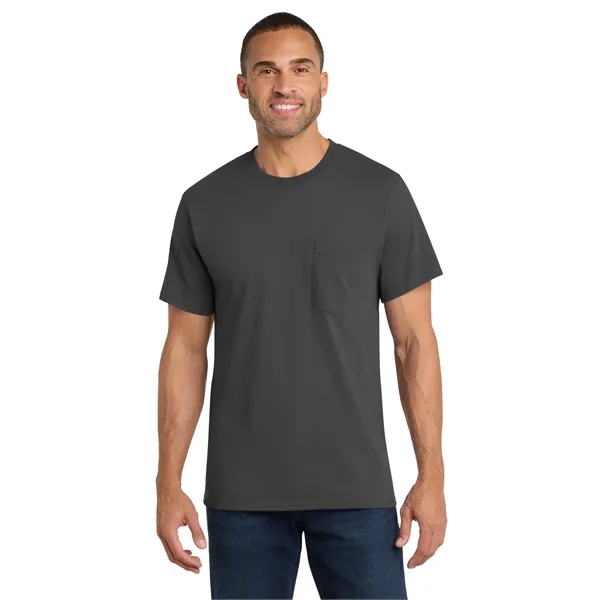 Port & Company Core Cotton Pocket Tee.... from ASI 84863 SanMar