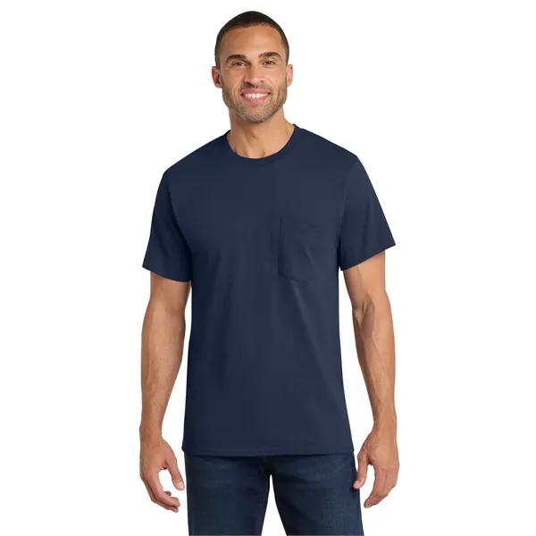 Port & Company Core Cotton Pocket Tee.... from ASI 84863 SanMar