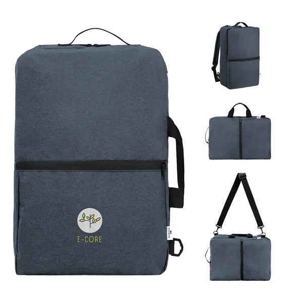 Convertible backpack made of 600D heathered polyester and rPET.... from ASI 61125 Hit Promotional Products / Hit®