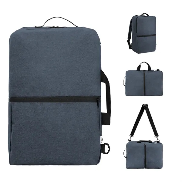 Convertible backpack made of 600D heathered polyester and rPET.... from ASI 61125 Hit Promotional Products / Hit®