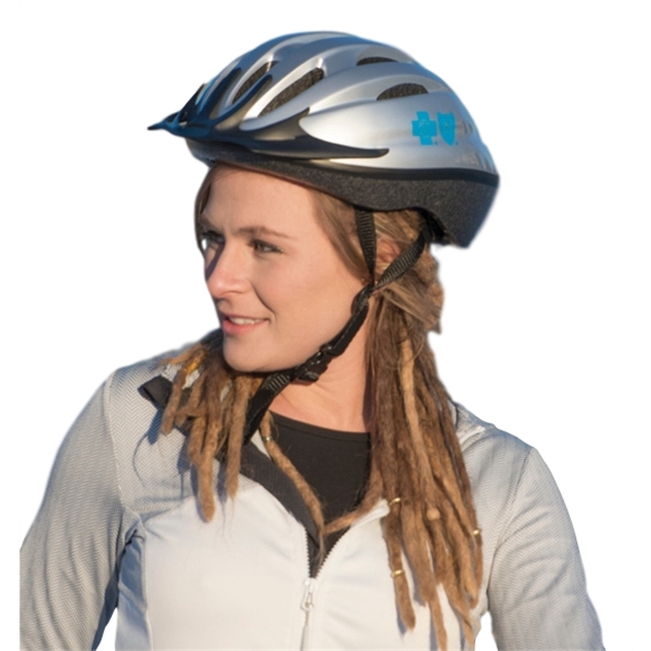 CPSC certified adjustable cycling helmet with adjusting sizing wheel, EPS foam... from ASI 72657 Active Life Promo / Active Life Promo