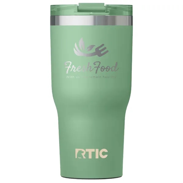 RTIC 20 ounce ceramic insulated stainless steel ringed tumbler with lid.... from ASI 74601 Calico