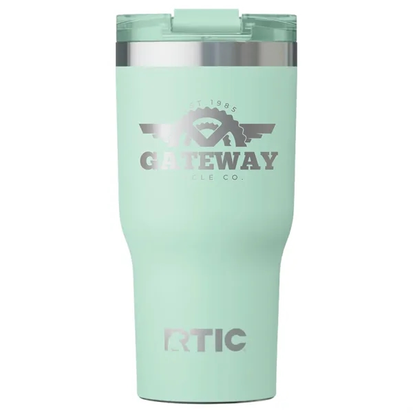 RTIC 20 ounce ceramic insulated stainless steel ringed tumbler with lid.... from ASI 74601 Calico