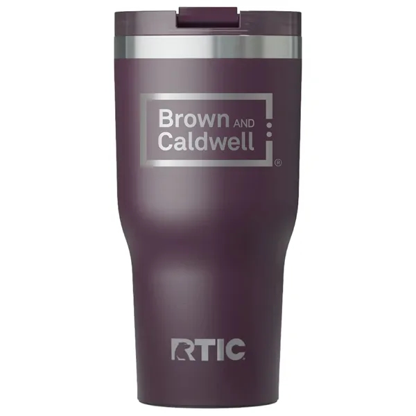 RTIC 20 ounce ceramic insulated stainless steel ringed tumbler with lid.... from ASI 74601 Calico