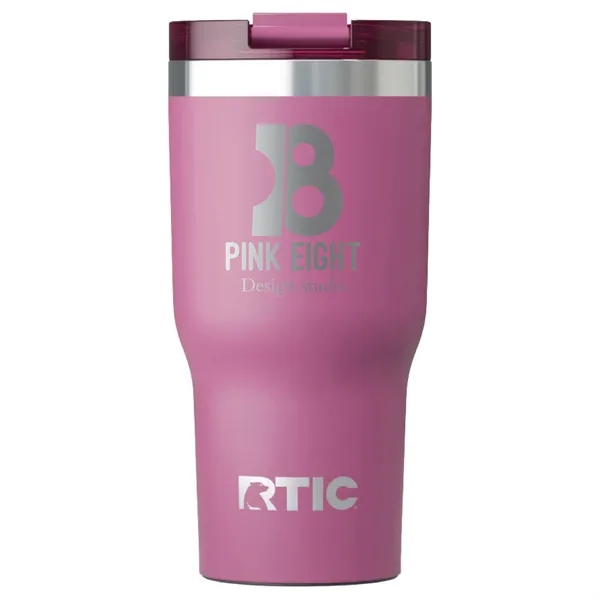 RTIC 20 ounce ceramic insulated stainless steel ringed tumbler with lid.... from ASI 74601 Calico