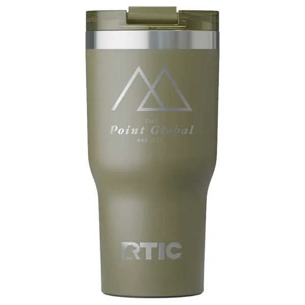 RTIC 20 ounce ceramic insulated stainless steel ringed tumbler with lid.... from ASI 74601 Calico