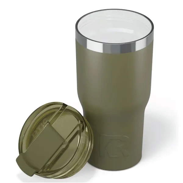 RTIC 20 ounce ceramic insulated stainless steel ringed tumbler with lid.... from ASI 74601 Calico