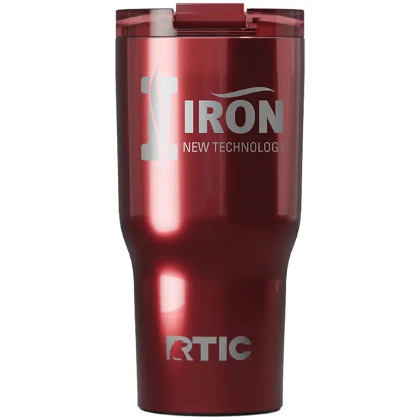RTIC 20 ounce ceramic insulated stainless steel ringed tumbler with lid.... from ASI 74601 Calico