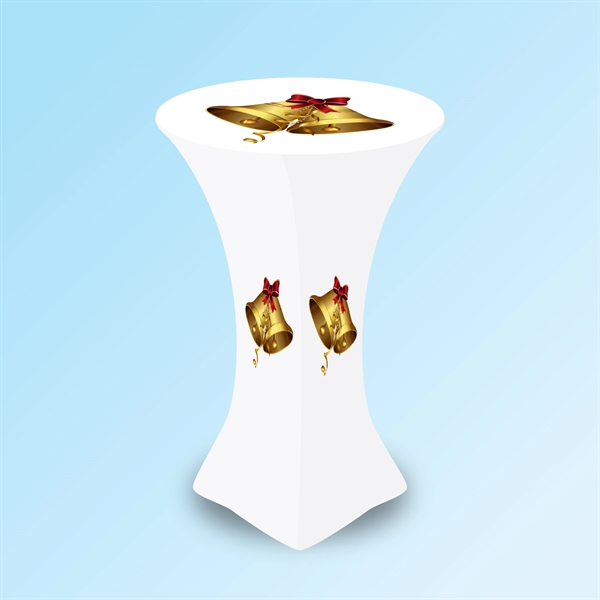 Stretch Round table 60" Diameter, 30" tall... from ASI 30442 Above & Beyond Advertising Products