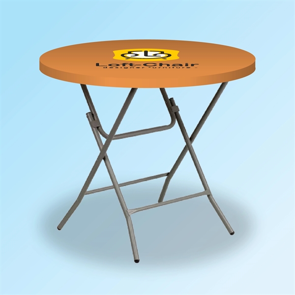 30" diameter table cover with stretchable top.... from ASI 30442 Above & Beyond Advertising Products