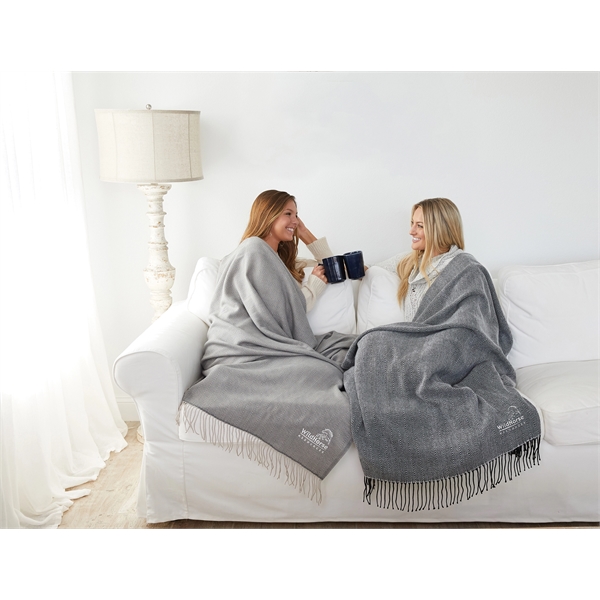 Luxurious boucle throw with fringes on each end. 50" x 60",... from ASI 73520 Neet Feet / Kanata Blanket