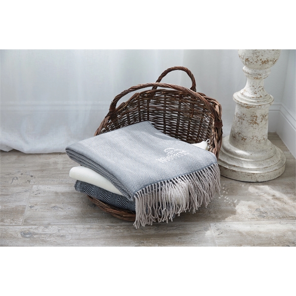 Luxurious boucle throw with fringes on each end. 50" x 60",... from ASI 73520 Neet Feet / Kanata Blanket