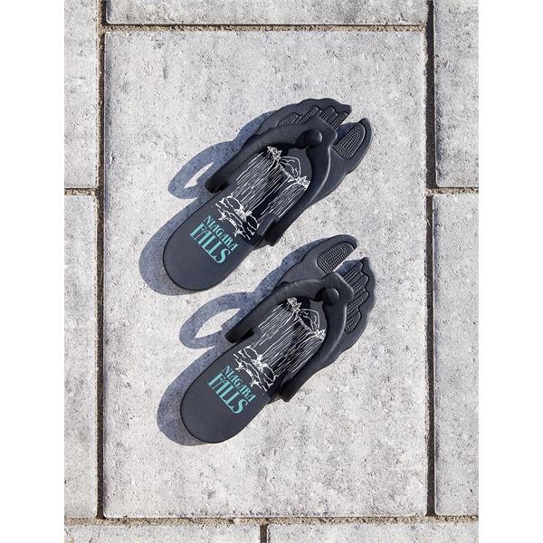 Unique travel Flip Flop that folds flat. Made from molded EVA.... from ASI 73520 Neet Feet / Neet Feet