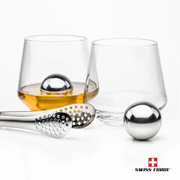 The Swiss Force® Stainless Steel Ice Balls and Tong are combined... from ASI 84592 St Regis Group