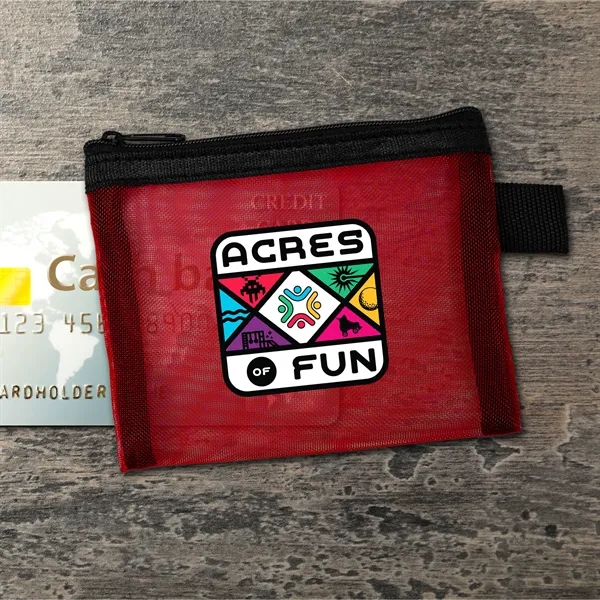 Recycled Mesh Zip Pouch... from ASI 30208 A P Specialties / AP Specialties