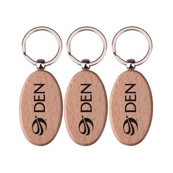 ECO friendly wooden key holder... from ASI 74585 Nu Promo International / Nu Promo Line