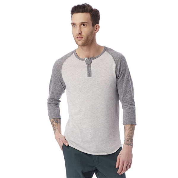 Alternative Unisex Eco-Jersey™ 3/4-SleeveRaglan Henley... from ASI 34063 alphabroder