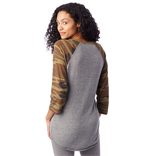 Alternative Unisex Eco-Jersey™ 3/4-SleeveRaglan Henley... from ASI 34063 alphabroder