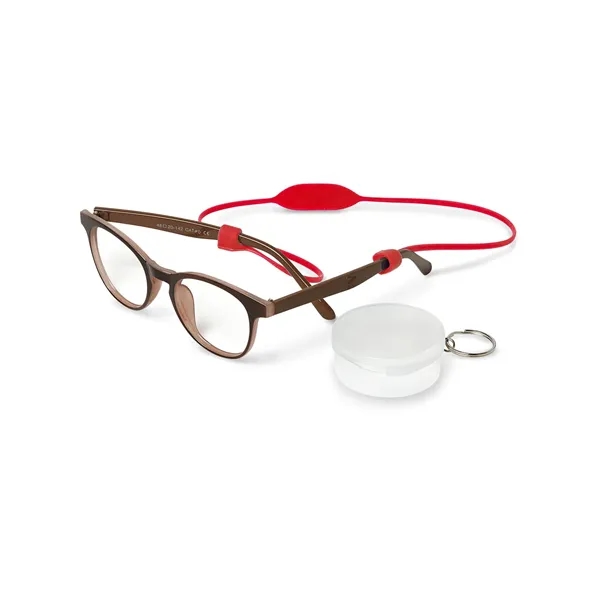 19.5" x 2.125" x 1" silicone eyeglasses and earbud leash with... from ASI 79530 Prime Line