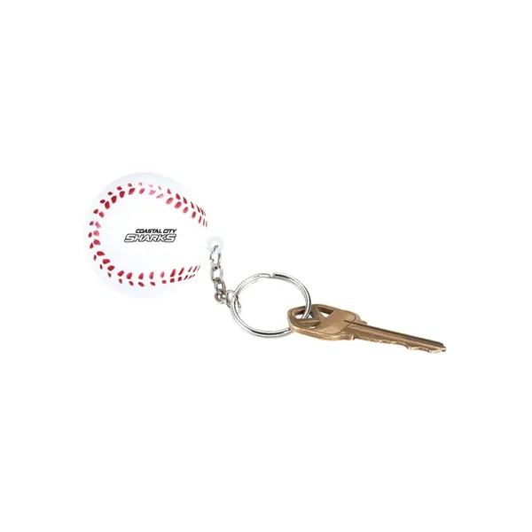 Baseball Shape Stress Ball Keychain... from ASI 79530 Prime Line