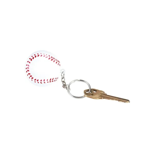 Baseball Shape Stress Ball Keychain... from ASI 79530 Prime Line