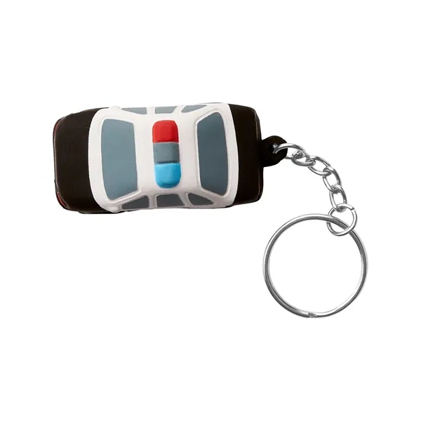 Police Car Shape Stress Ball Keychain... from ASI 79530 Prime Line