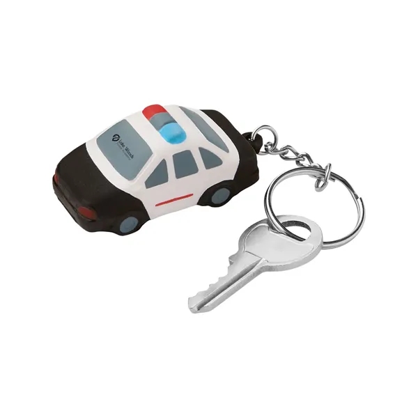 Police Car Shape Stress Ball Keychain... from ASI 79530 Prime Line