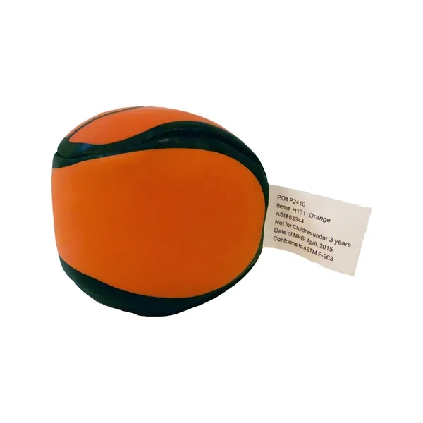 Bean filled vinyl kick sack designed to resemble a basketball.... from ASI 79530 Prime Line