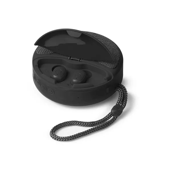 Wireless earbuds and speaker with a case, phone stand, and 500mAh... from ASI 79530 Prime Line