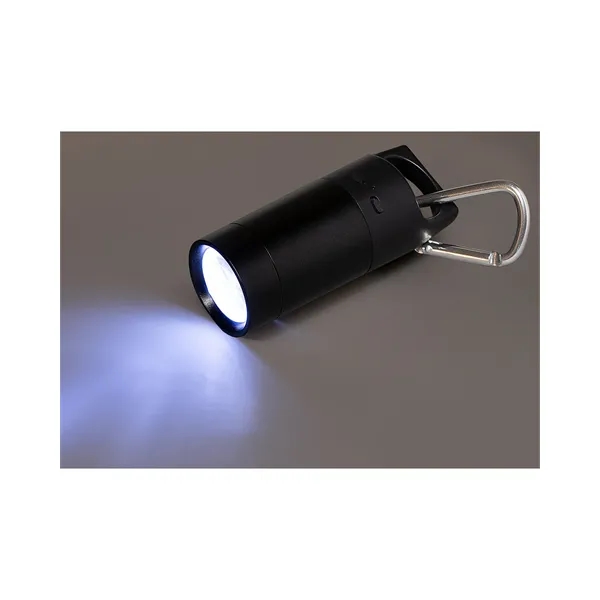 3.94" x 1.3" aluminum alloy keychain, LED flashlight and wireless speaker... from ASI 79530 Prime Line