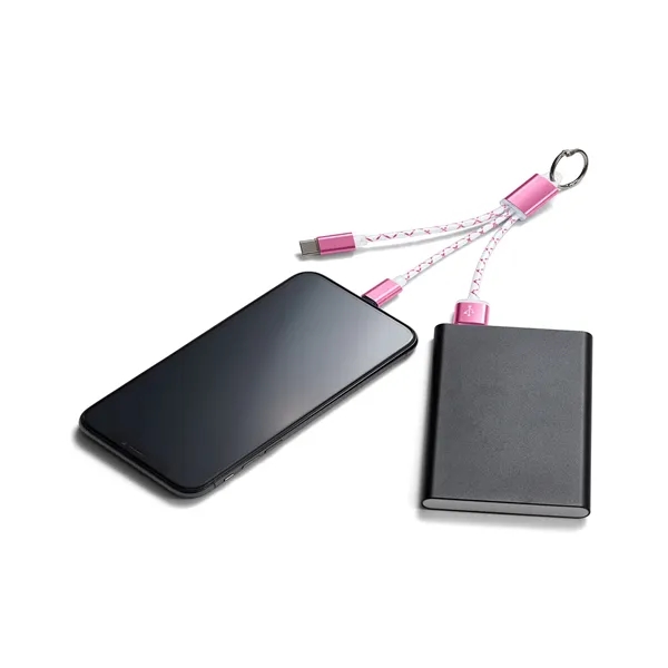 5.1" x 0.6" x 0.24" aluminum and PVC 3-in-1 charging cable... from ASI 79530 Prime Line