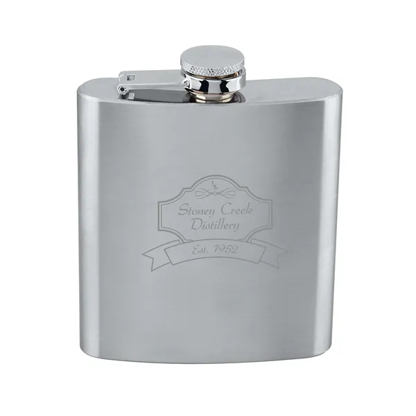 Stainless steel flask with screw on / off lid that holds... from ASI 79530 Prime Line