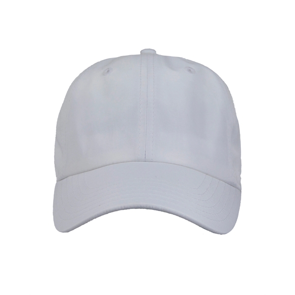 Champion 6 panel cap with pre-curved bill and adjustable closure.... from ASI 34063 alphabroder