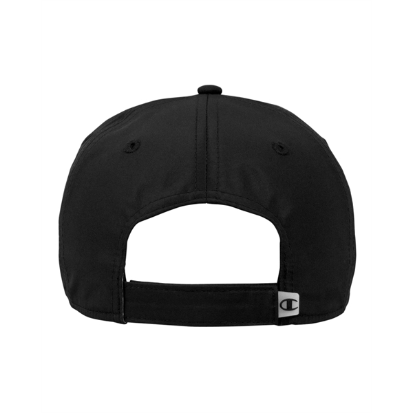 Champion 6 panel cap with pre-curved bill and adjustable closure.... from ASI 34063 alphabroder